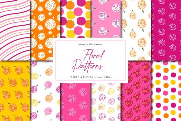 12 Floral Patterns: A Versatile Creative Foundation for Designers, Educators, and Makers
