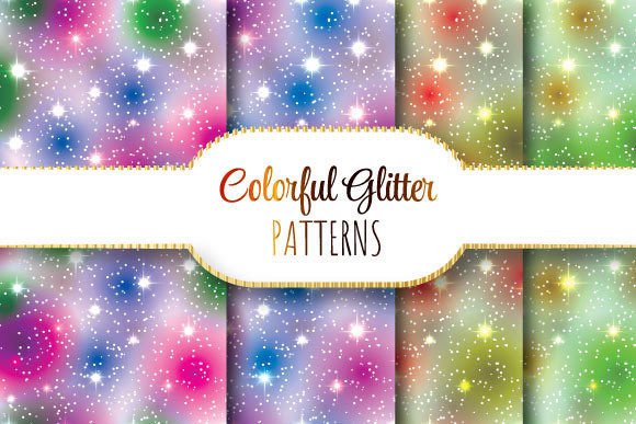 Colorful Glitter Patterns: Seamless Vector Designs Built for Real-World Creativity