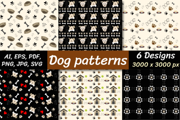 Dog Patterns: High-Quality Digital Papers & SVGs for Creators