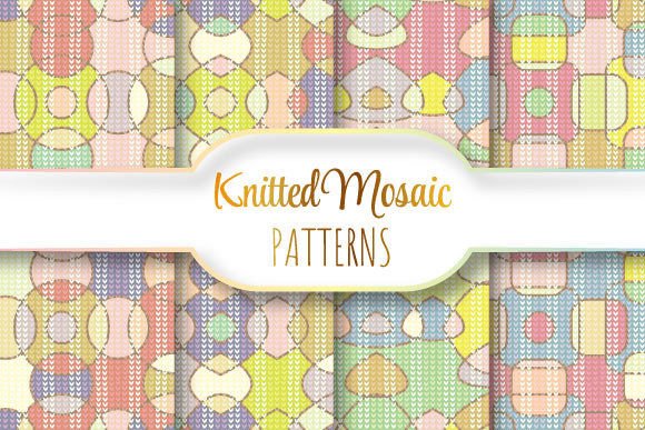 Knitted Mosaic Patterns for Seamless Design