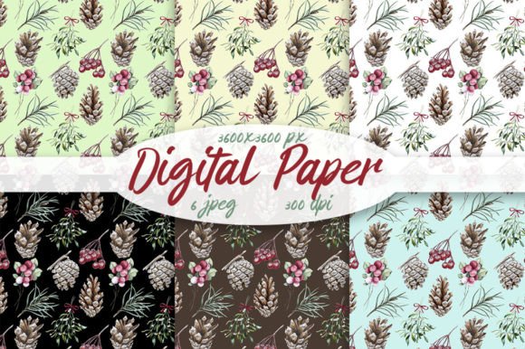 Patterns Christmas Digital Paper