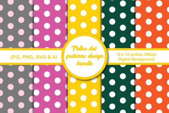 Polka Dot Patterns Bundle