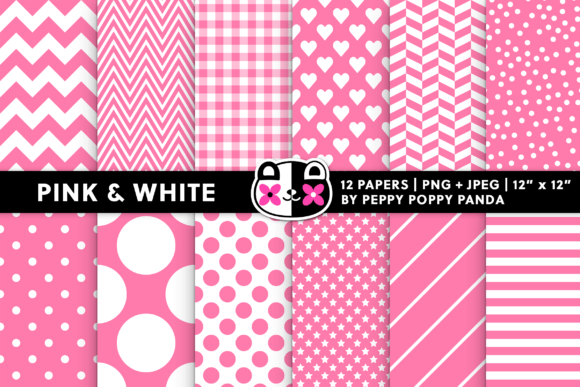 Seamless Pink and White Patterns: A Strategic Asset for Purpose-Driven Design