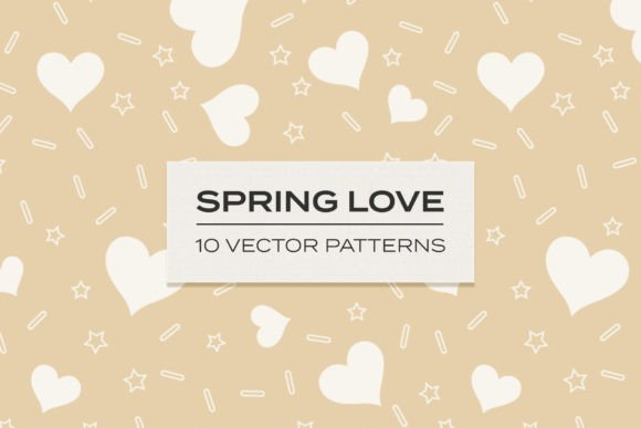 Spring Love Patterns: Fresh, Versatile Digital Designs for Creative Projects