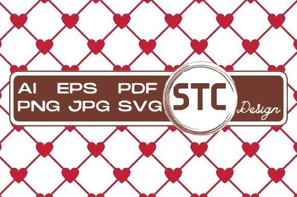 Valentine Red Heart Love Patterns