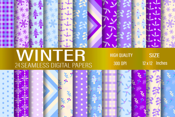Winter Digital Papers and Winter Patterns: A Practical Evaluation